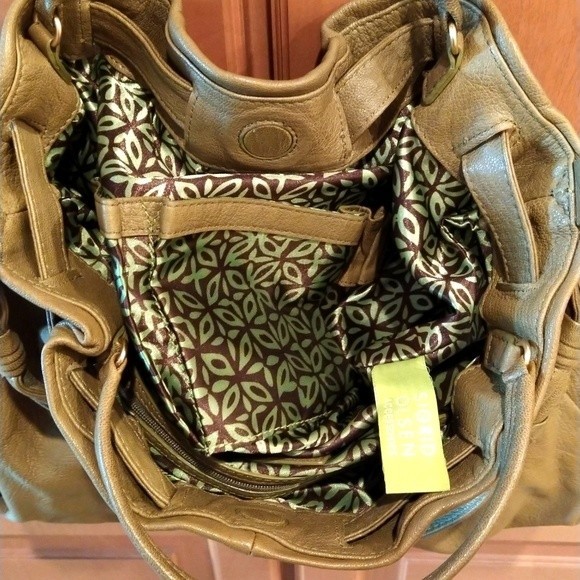 Sigrid Olsen Large Hobo Shoulder Bag Leather EUC - Picture 9 of 13